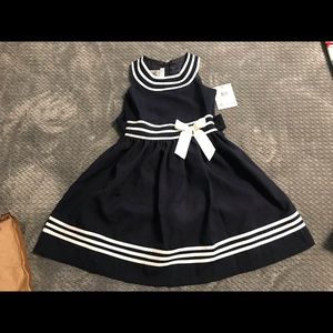 Bonnie jean girls navy uniform dress